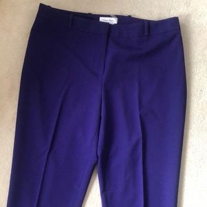 Purple Calvin Klein pants!